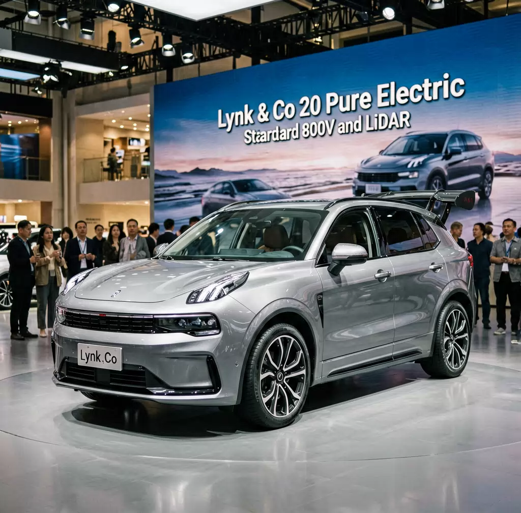 Lynk & Co 20 Pure Electric SUV Debuts at Chengdu Auto Show With Standard 800V and LiDAR