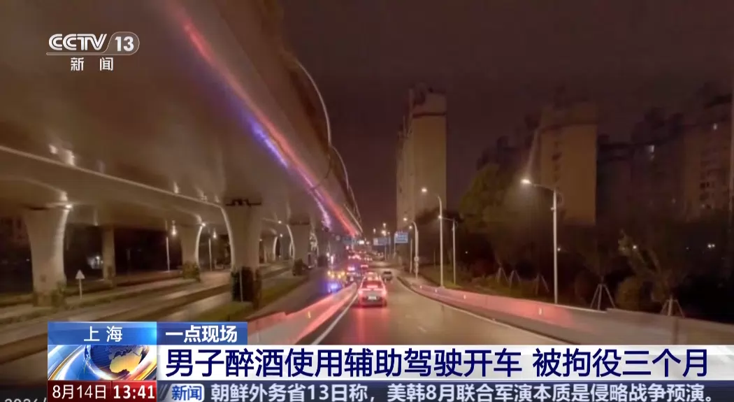 Shanghai man sentenced 3 months for drunk driving with ADAS engaged